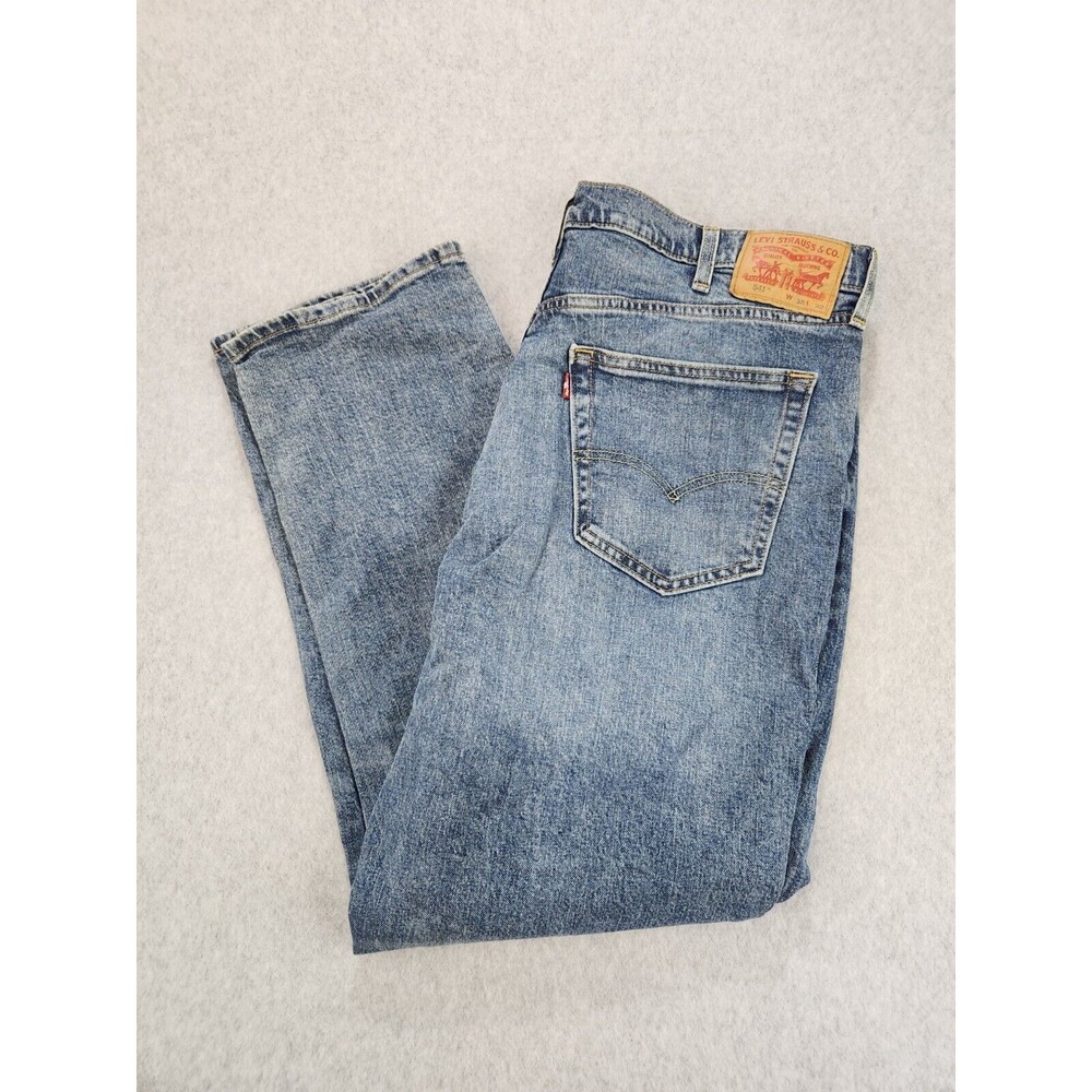 Levis 541 Jeans Mens 38x32 Blue Medium Wash Denim Pants Stretch Actual 40x31 ish